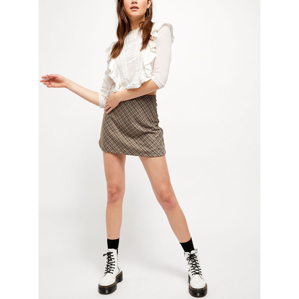 🎉LAST CHANCE🎉 NWT Free People Kensington Skater Mini / Multi - Picture 4 of 7
